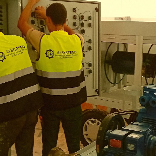 photos réalisations ai-systems Électricité industrielle